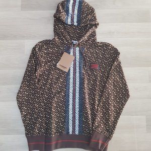 Burberry Monogram Logo Brown Hoodie